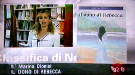 TG2, La classifica dei libri più venduti: Il dono di Rebecca