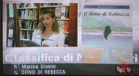 TG2, La classifica dei libri più venduti: Il dono di Rebecca